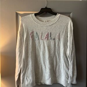 MOVING SALE | Women's Sweater with FaLaLa letters